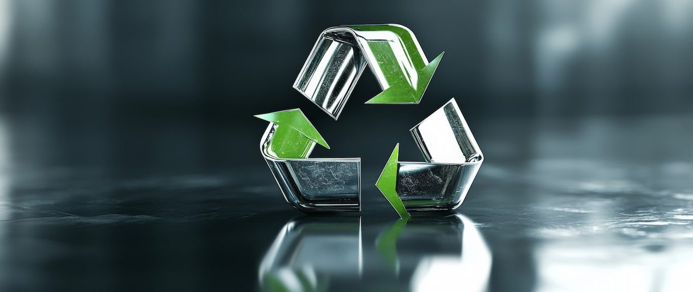 Metais reciclados